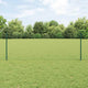Vidaxl zeshoekig gaasgek met palen 10 x 0,8 m pvc-coated staal groen