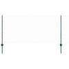 Vidaxl hek met paal groen 1 x 10 m staal en pvc