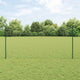 Vidaxl zeshoekig gaasgek met palen 10 x 1,2 m pvc-coated staal groen