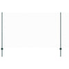 Vidaxl hek met paal groen 1,4 x 10 m staal en pvc