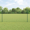 Vidaxl hek met paal groen 1,2 x 25 m staal