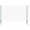 Vidaxl hek met paal groen 1,4 x 25 m staal en pvc