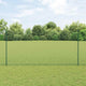 Vidaxl zeshoekig gaasgek met palen 25 x 1,5 m pvc-coated staal groen