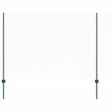 Vidaxl zeshoekig gaasgek met palen 25 x 1,5 m pvc-coated staal groen - afbeelding 2