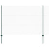 Vidaxl hek met paal groen 1,5 x 25 m staal