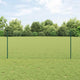 Vidaxl zeshoekig gaasgek met palen 50 x 1 m pvc-coated staal groen