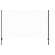 Vidaxl zeshoekig gaasgek met palen 10 x 1,4 m pvc-coated staal grijs - afbeelding 2