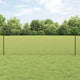 Vidaxl zeshoekig gaasgek met palen 25 x 0,5 m pvc-coated staal grijs