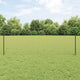 Vidaxl zeshoekig gaasgek met palen 25 x 0,5 m pvc-coated staal grijs