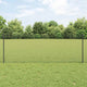 Vidaxl zeshoekig gaasgek met palen 25 x 0,8 m pvc-coated staal grijs