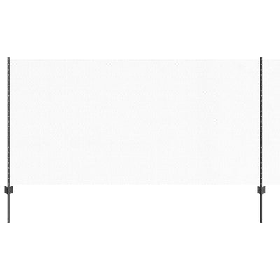 Vidaxl hek met paal grijs 1,2 x 25 m staal