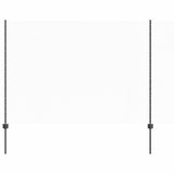 Vidaxl zeshoekig gaasgek met palen 25 x 1,5 m pvc-coated staal grijs - afbeelding 2