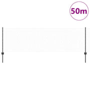 Vidaxl zeshoekig gaasgek met palen 50 x 0,8 m pvc-coated staal grijs - afbeelding 3