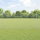 Vidaxl zeshoekig gaasgek met palen 10 x 1,2 m gegalvaniseerd staal
