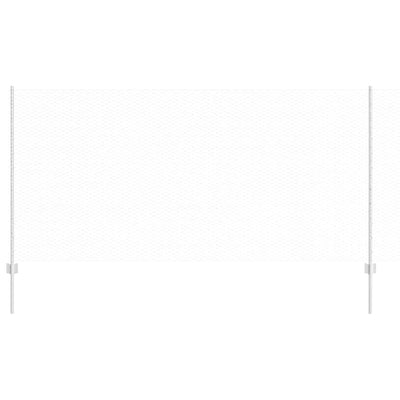 Vidaxl hek met paal zilver 1,2 x 10 m staal