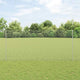 Vidaxl zeshoekig gaasgek met palen 10 x 1,4 m gegalvaniseerd staal