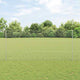 Vidaxl zeshoekig gaasgek met palen 10 x 1,4 m gegalvaniseerd staal