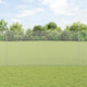 Vidaxl zeshoekig gaasgek met palen 10 x 1,6 m gegalvaniseerd staal