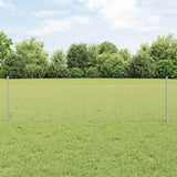 Vidaxl zeshoekig gaasgek met palen 25 x 0,5 m gegalvaniseerd staal - afbeelding 1
