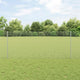 Vidaxl zeshoekig gaasgek met palen 25 x 1 m gegalvaniseerd staal mesh