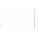 Vidaxl zeshoekig gaasgek met palen 25 x 1 m gegalvaniseerd staal mesh - afbeelding 2
