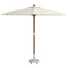 Vidaxl parasolvoet grijs 45 x 45 x 45 cm graniet en rvs