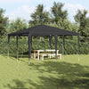 Vidaxl partytent antraciet 400 x 400 x 266 cm polyethyleen en staal