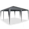 Vidaxl partytent antraciet 400 x 400 x 266 cm polyethyleen en staal