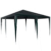 Vidaxl partytent groen 400 x 400 x 266 cm polyethyleen en staal