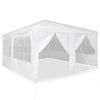 Vidaxl partytent wit 400 x 400 x 266 cm polyetheen