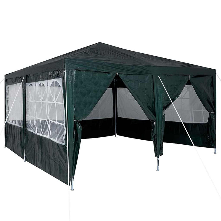 Vidaxl partytent groen 400 x 400 x 266 cm polyetheen