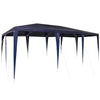 Vidaxl partytent blauw 600 x 400 x 266 cm polyethyleen en staal