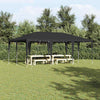 Vidaxl partytent antraciet 600 x 400 x 266 cm polyethyleen en staal