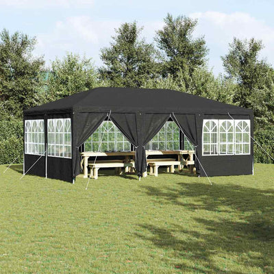Vidaxl partytent antraciet 600 x 400 x 266 cm polyetheen
