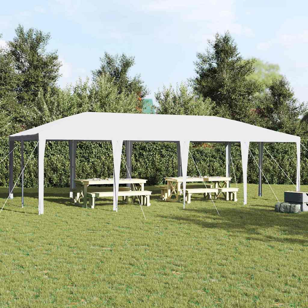 Vidaxl partytent wit 800 x 400 x 266 cm polyethyleen en staal
