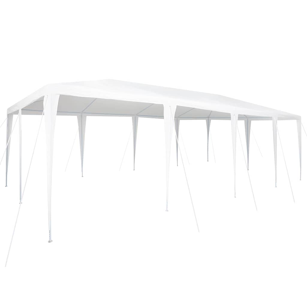 Vidaxl partytent wit 800 x 400 x 266 cm polyethyleen en staal
