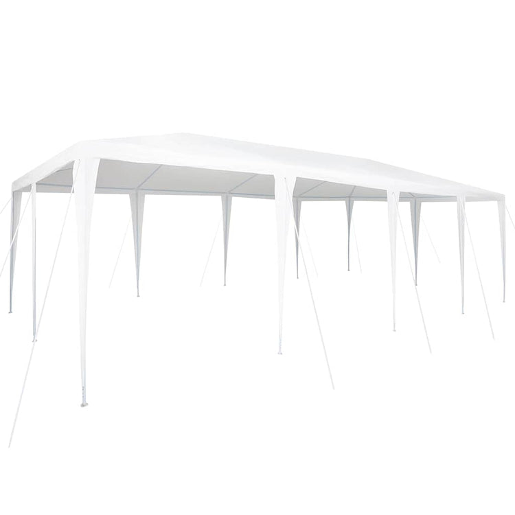 Vidaxl partytent wit 800 x 400 x 266 cm polyethyleen en staal