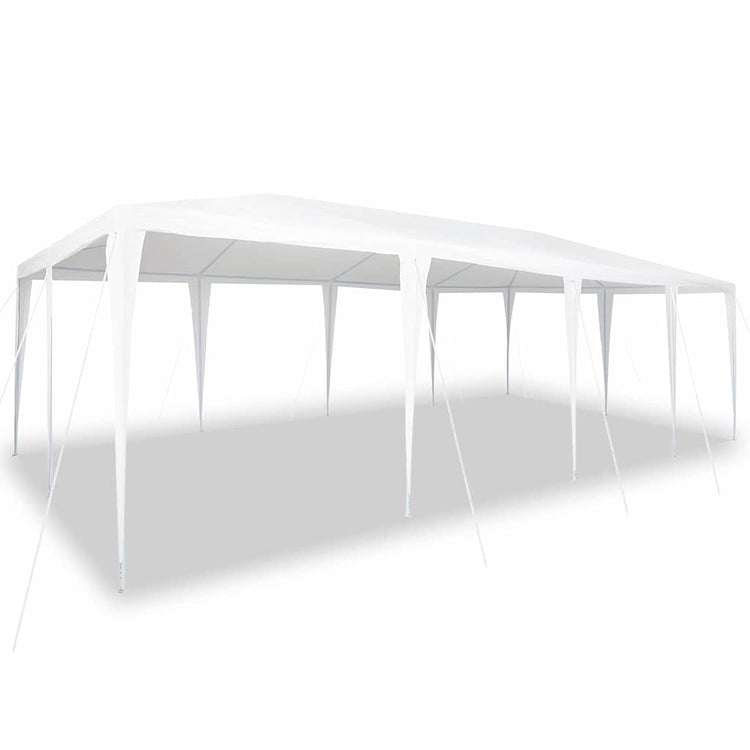 Vidaxl partytent wit 800 x 400 x 266 cm polyethyleen en staal