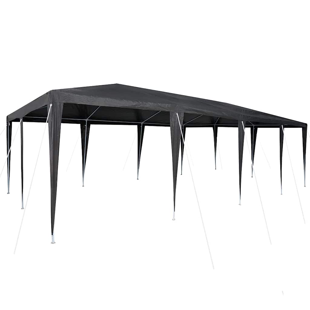 Vidaxl partytent antraciet 800 x 400 x 266 cm polyethyleen en staal