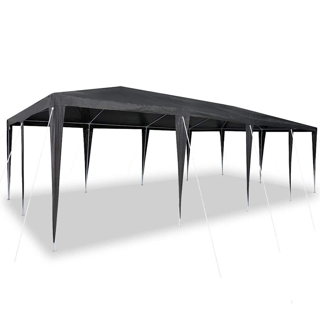 Vidaxl partytent antraciet 800 x 400 x 266 cm polyethyleen en staal