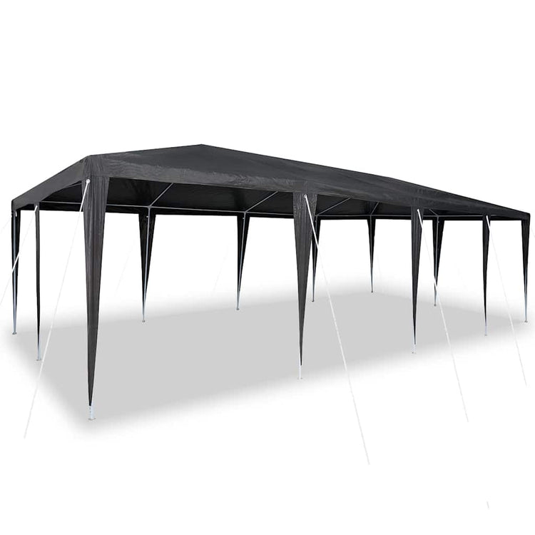 Vidaxl partytent antraciet 800 x 400 x 266 cm polyethyleen en staal