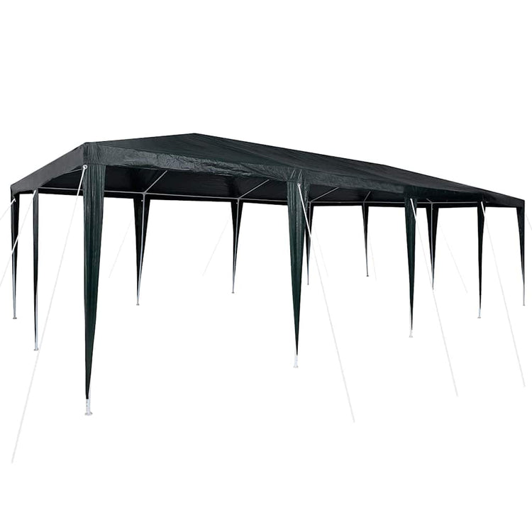 Vidaxl partytent groen 800 x 400 x 266 cm polyethyleen en staal