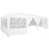 Vidaxl partytent wit 800 x 400 x 266 cm polyetheen
