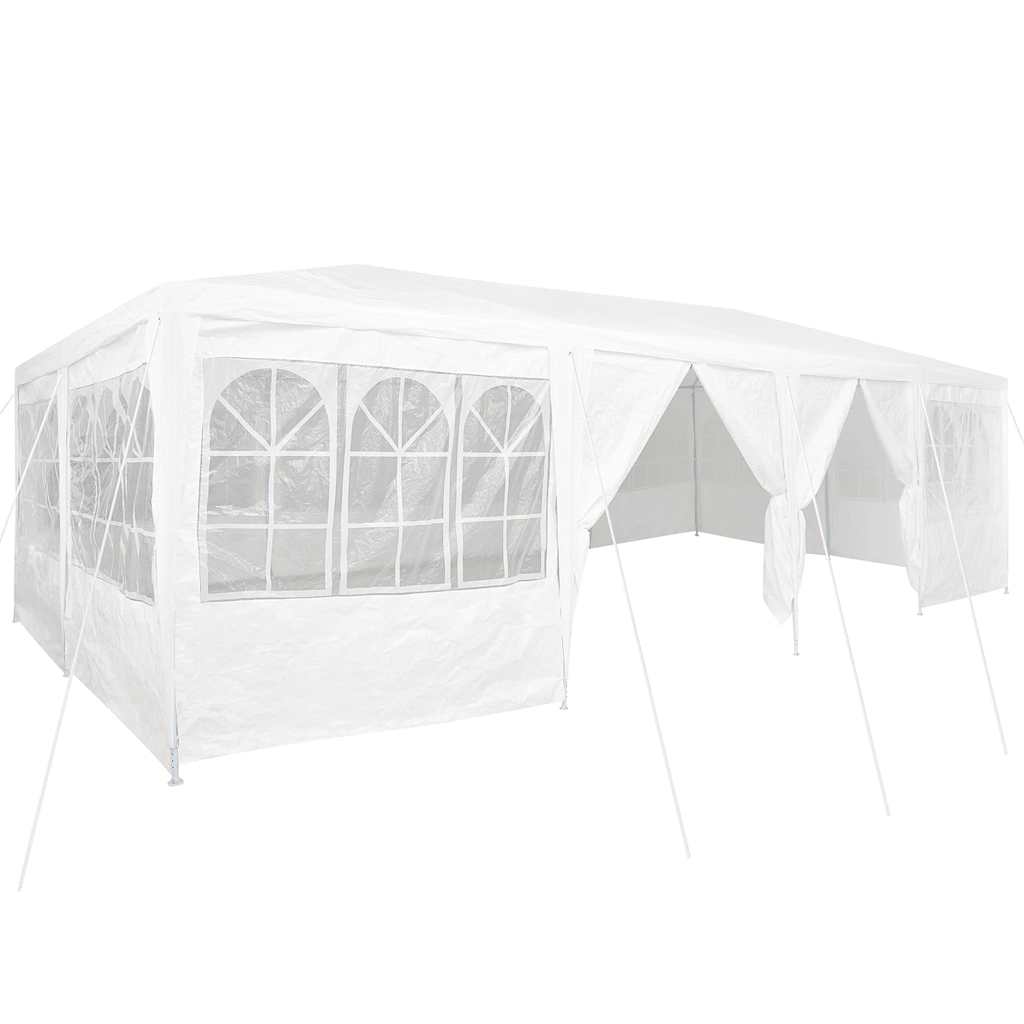 Vidaxl partytent wit 800 x 400 x 266 cm polyetheen