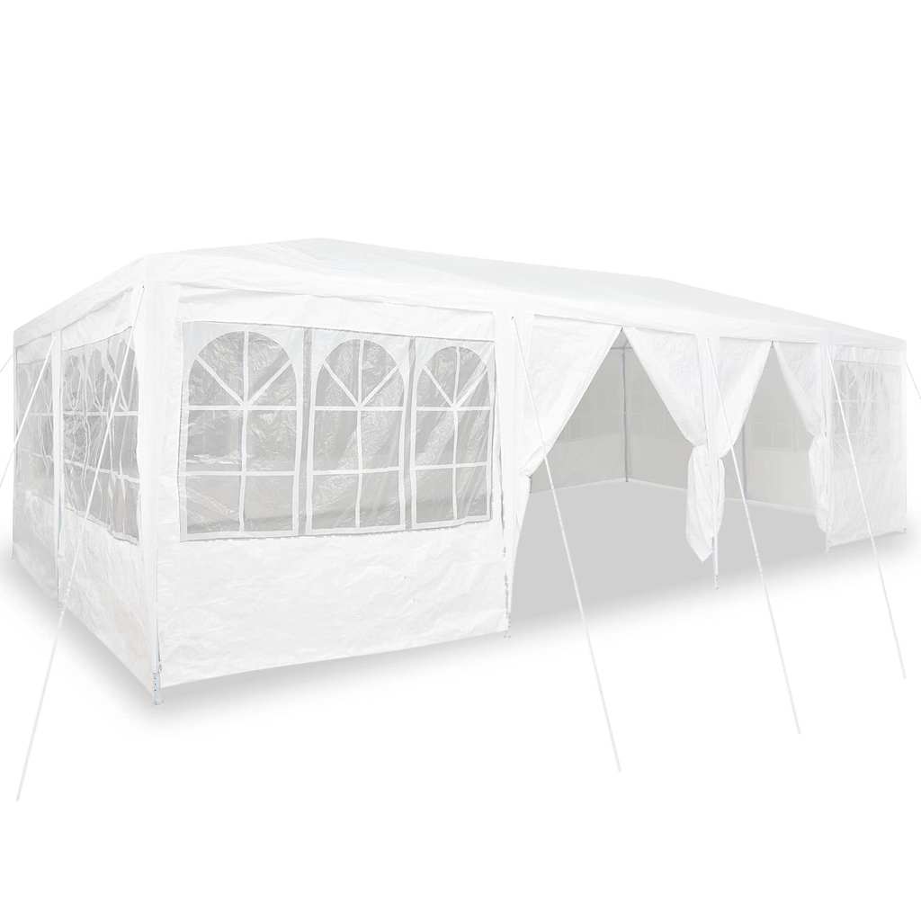 Vidaxl partytent wit 800 x 400 x 266 cm polyetheen