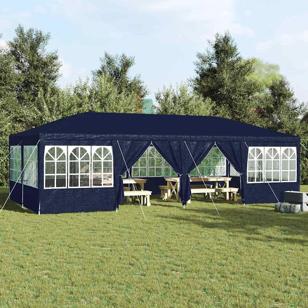 Vidaxl partytent blauw 800 x 400 x 266 cm polyetheen