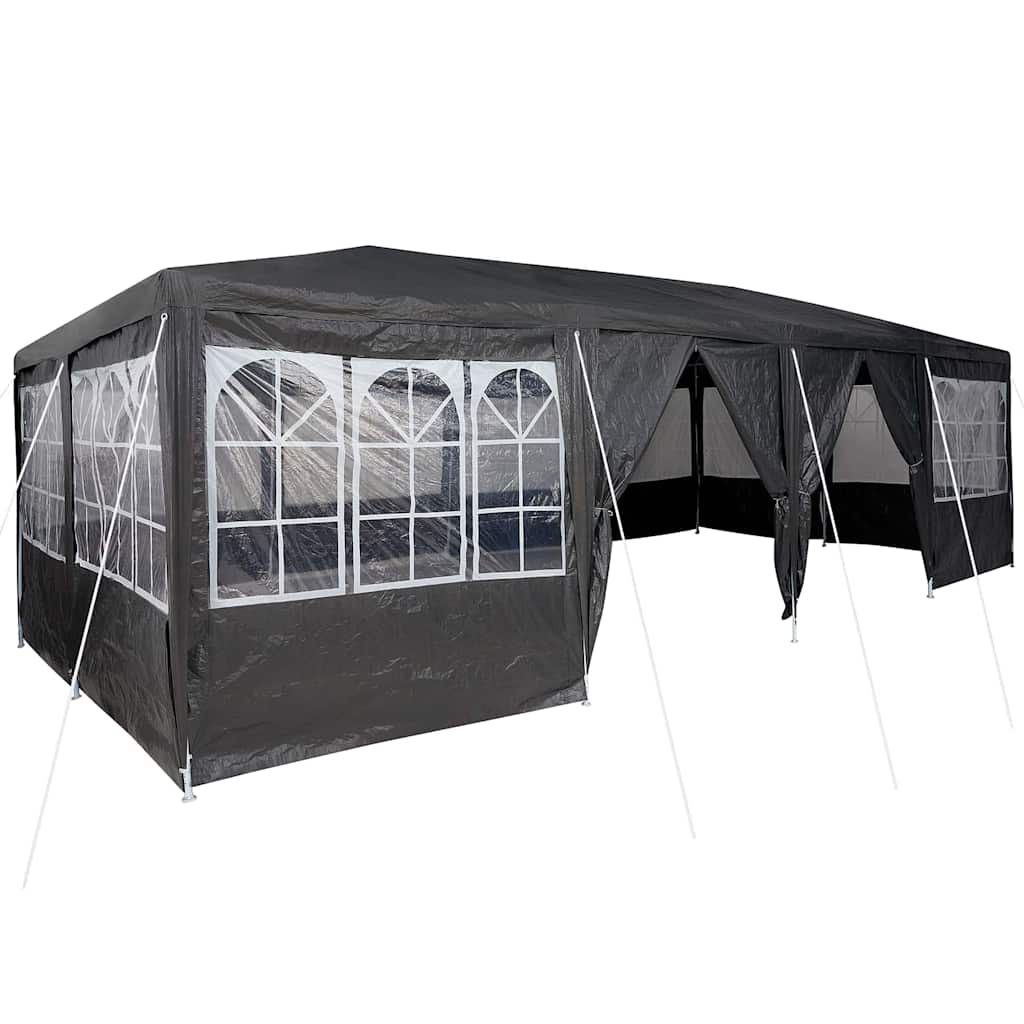 Vidaxl partytent antraciet 800 x 400 x 266 cm polyetheen