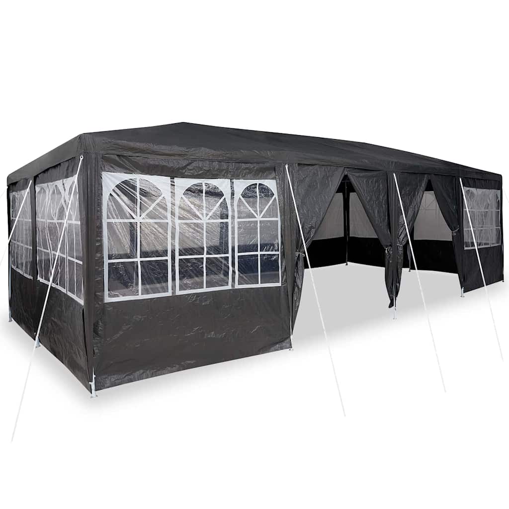 Vidaxl partytent antraciet 800 x 400 x 266 cm polyetheen