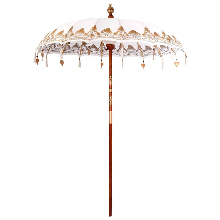 Vidaxl balinese parasol crème 185 x 185 x 260 cm