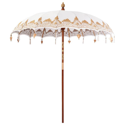 Vidaxl balinese parasol crème 215 x 215 x 260 cm